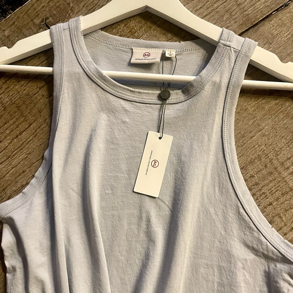 AG Lexi Tank in Light Blue. - Picture 2 of 4